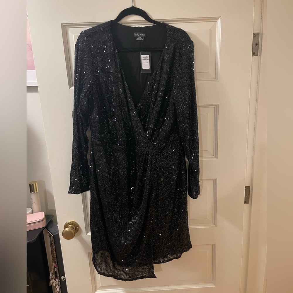 City Chic Sequin Dress